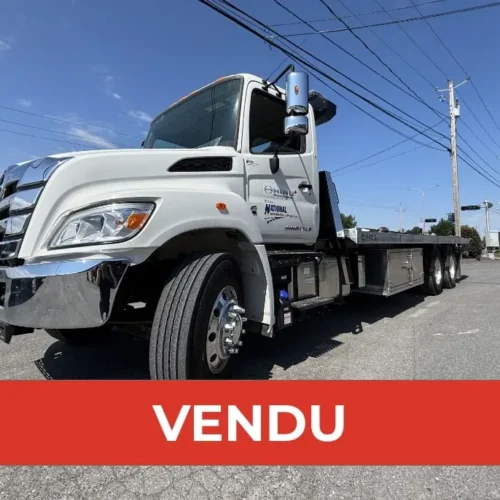 VENDU – Hino XL8 2025 neuf avec plateforme NRC 40TB | Dépanneuse neuve à vendre