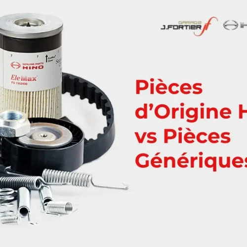 Pièces Hino d’Origine vs Pièces Génériques : Le Choix Stratégique pour Votre Camion à Drummondville